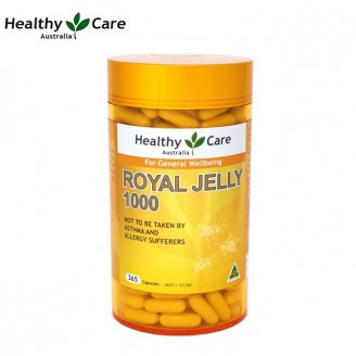 Healthy Care 蜂王浆胶囊1000mg 365粒 Healthy Care 蜂王浆胶囊1000mg 365粒